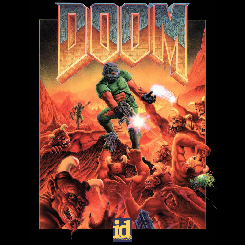 Illustration for article titled Who Is The Other Marine In The Doom Box Art?